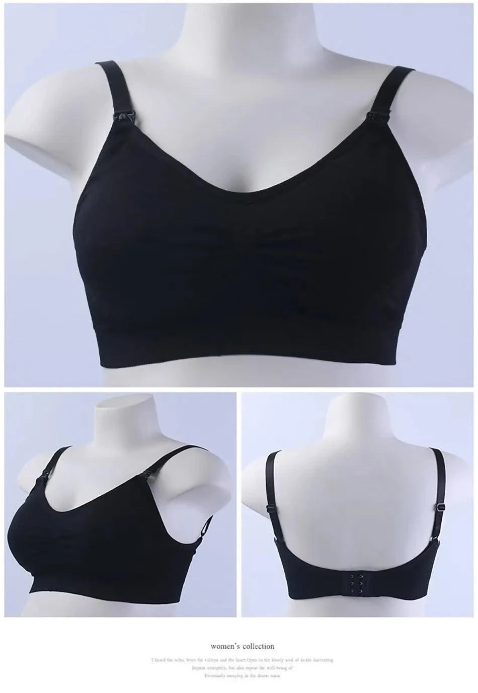 Maternity Bras Double Layer Seamless Bra Pregnancy Clothes Prevent Sagging Breastfeeding Women's Breathable lactancia Bra