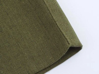 2025 new women's clothing European and American style fashionable versatile blended loose elastic trousers