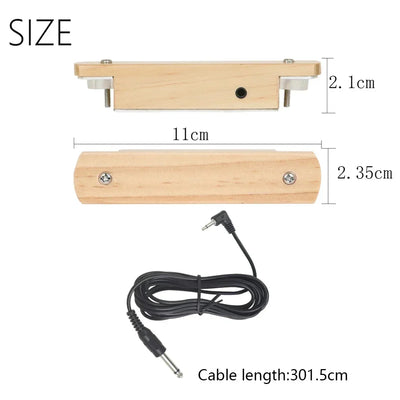 Acoustic Guitar Pickup Guitar Sound Hole Pickups Amplifier Reduction Clarity High Beginner Pickup Acoustic Guitar Accessory