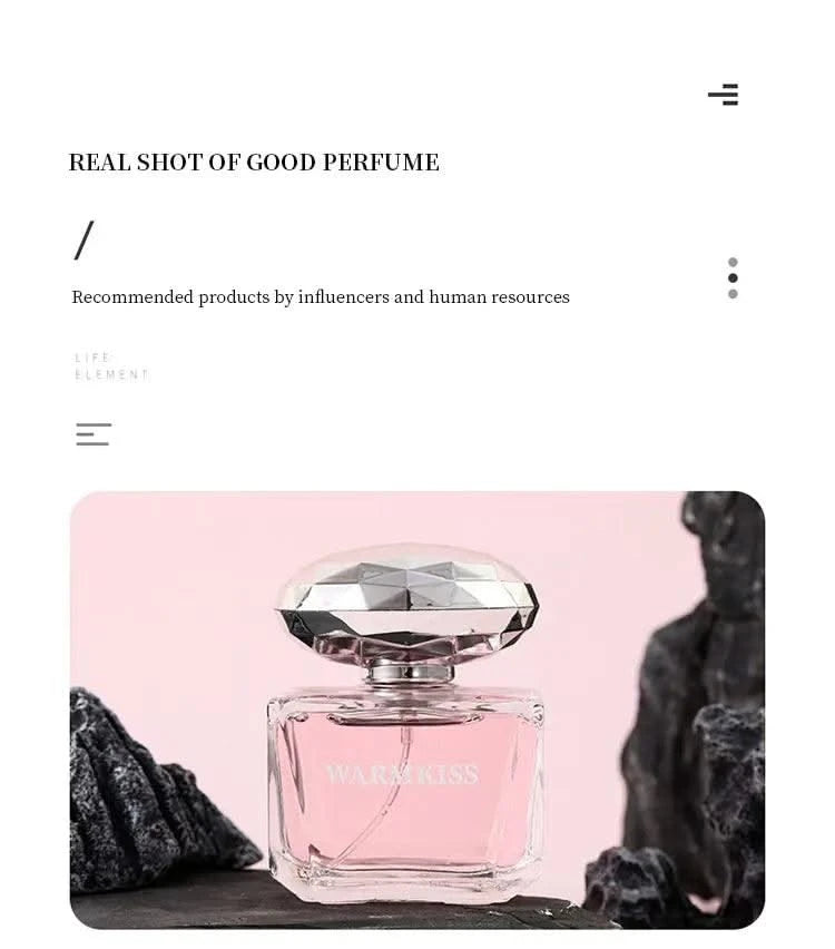 Luxury diamond women's perfume, spray flirting, long-lasting fresh floral and fruity fragrance, romantic and attractive birthday
