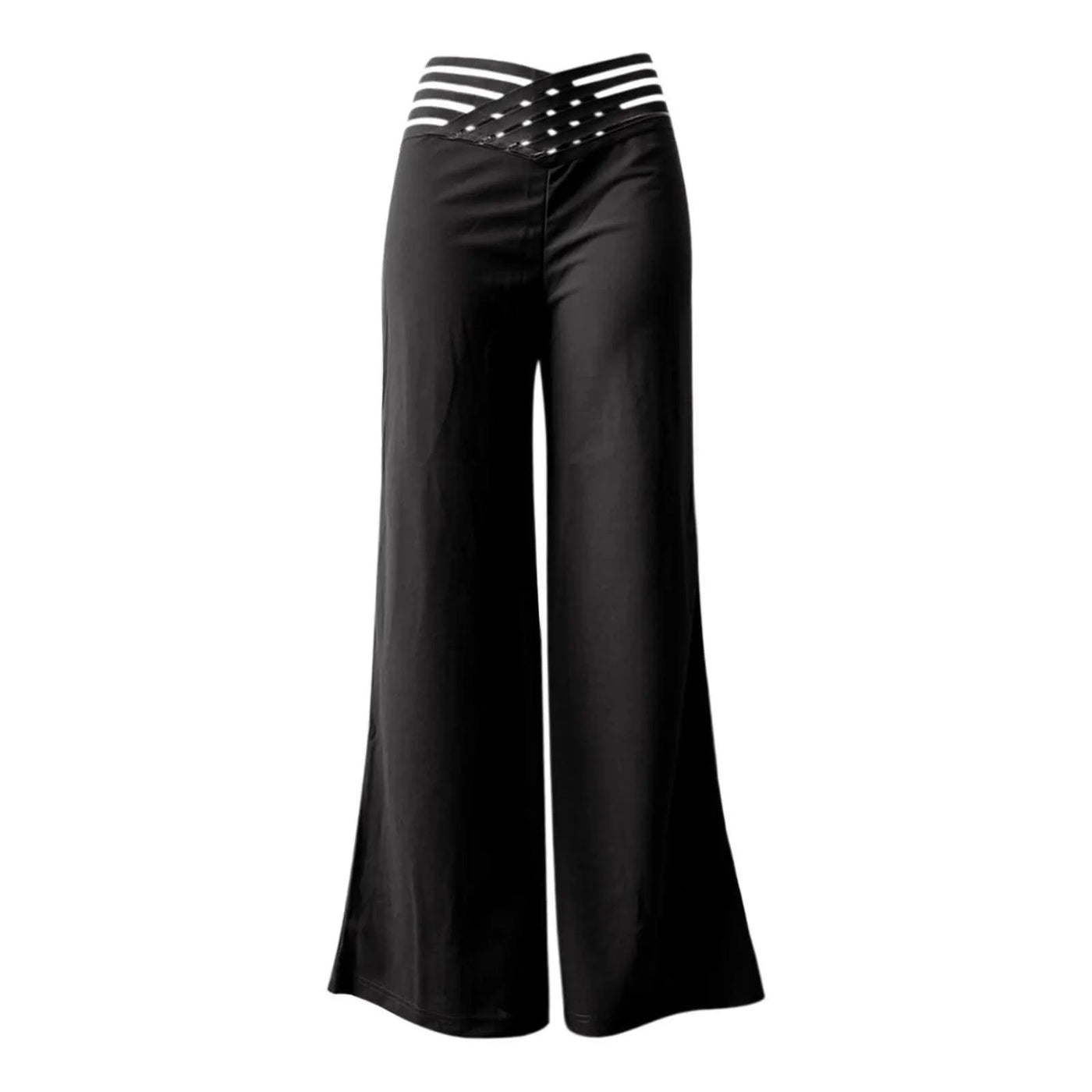 Activewear Women Flared Pants Elegant Office Lady Casual High Waist Trousers