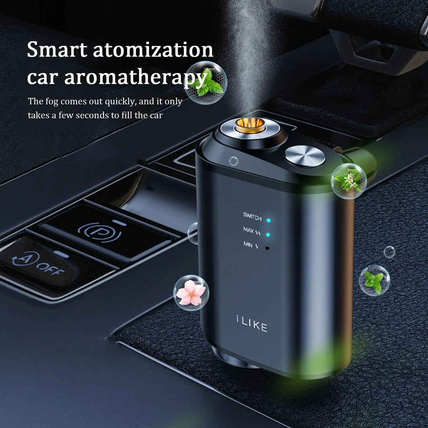 For Car Universal Automatic Air Diffuser Aroma Car Air Vent Humidifier For Car Interior Accessories Aromatherapy Scent Air Refre