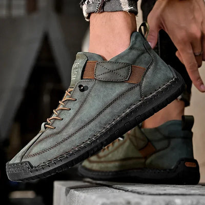Men's Loafers Are Comfortable Easy To Wear High-quality Design Fashionable Lace Up Shoes Outdoor Walking Casual Fashion Shoes