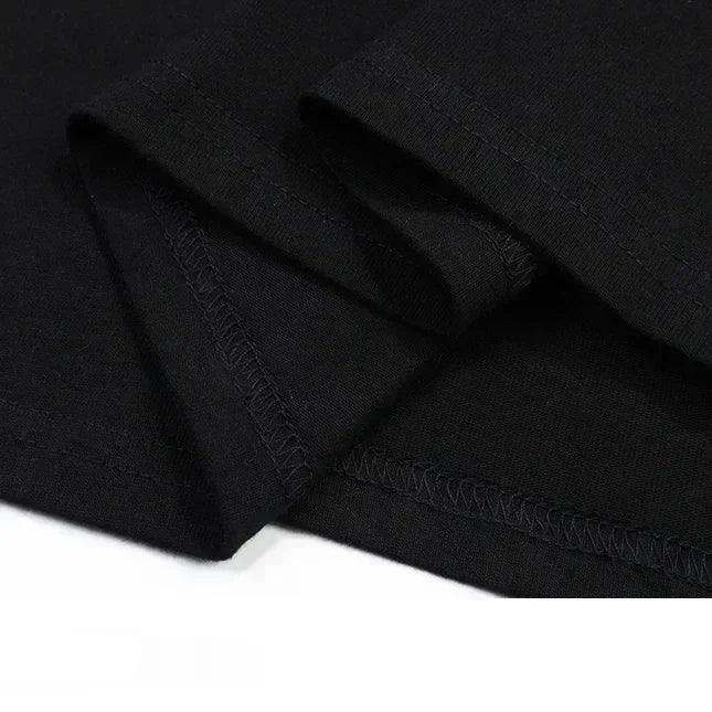 Men T Shirt for Women 2025 New Sports Style Summer High-end Feeling Cool and Loose Pure Cotton Heavyweight Clothes Tops Moto