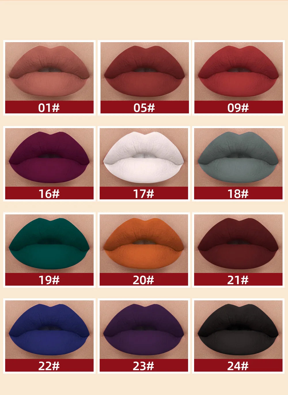 Luxury Matte Lip Gloss Set 12 Waterproof Shades Non Sticky Long Lasting Lipstick Kit For Daily Party Makeup