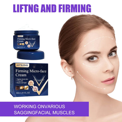 V-Shaped Firming Cream Double Chin W-rinkle Remover F-at B-urning Fade Fine Lines Tighten Nourish Face Lifting S-limming Cream