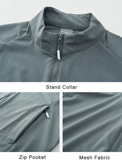 Summer Men's Jackets UV Blocking Skin Coats UPF40+ Sunscreen Outdoor Clothing Sun Protection Thin Windbreakers Big Size 8XL