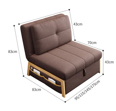 Single Sofa Bed Foldable Furniture Sofa Cama Fabric Living Room Sofa Cum Bed