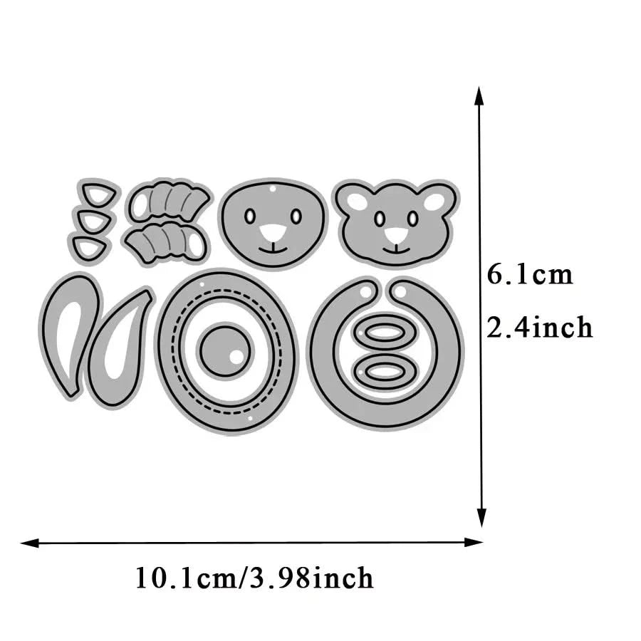 Baby Toys Metal Cutting Dies Diy Scrapbooking Photo Album Decorative Embossing Paper Card Crafts