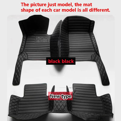 Car Mats For SEAT Alhambra MK2 7N VW VW Sharan 2011~2020 Pad Carpets Set Leather Mat Auto Floor Rugs Car Accessories
