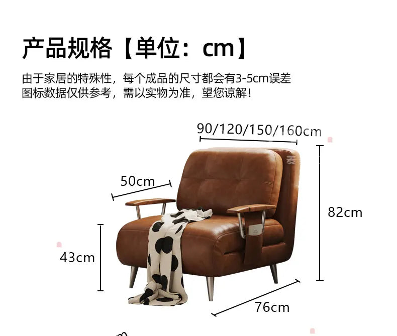 European Bed Sofas Lounger Minimalist Individual Folding Reclining Sofas Sleeper Relax Arm Woonkamer Banken Home Furniture