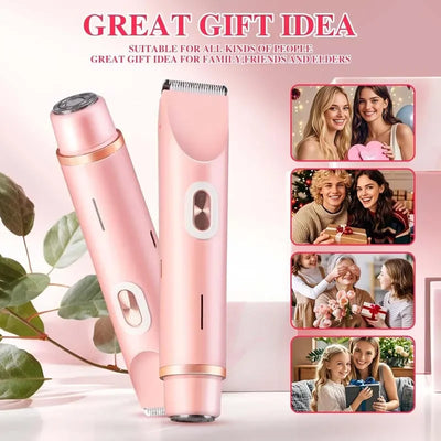 Portable Rechargeable Eepilators For Women - Electric Shaver Doubles As Hair Trimmer For Leg Face Arm