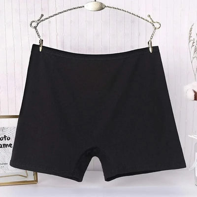 Ladies' Boxer Briefs Women's High Waist Large Size Quarter Underwear Female Cozy Cotton Antibacterial Legging Flat Legged Shorts