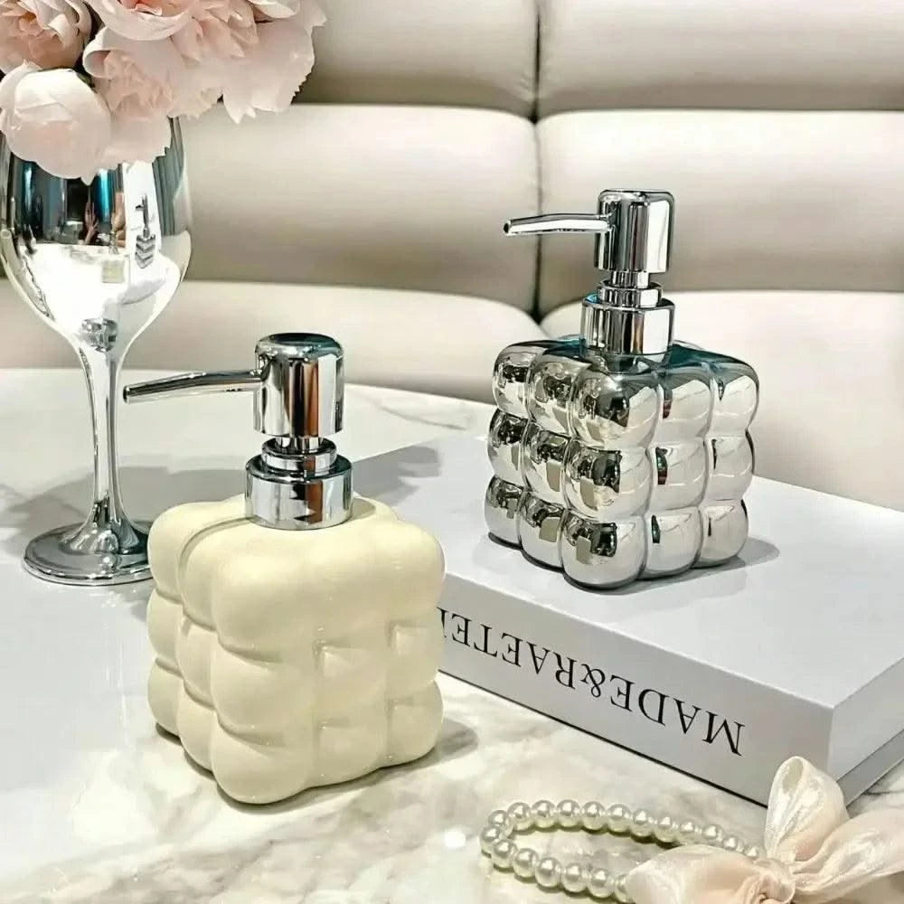 Liquid Soap Household 280ml Body Wash Shampoo  Dispenser Bottle Bathroom Accessories Dispenser Press Separated Bottle Ceramic