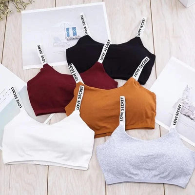 Cotton Bras For Women Nonwire Bra Tube Top