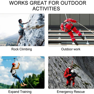 Thickened 10m Safety Life Rope Climbing Rope Static Rock Mountaineering Rope Outdoor Survival Fire Escape Car Rescue
