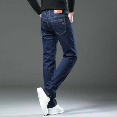 New Men Classic Jeans Jean Homme Pantalones Hombre Men Mannen Soft Black Biker Masculino Denim Overalls Mens Pants Size 30-40