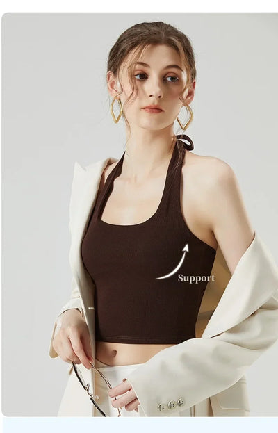 Underwear Women No Steel Gathering Anti-Sagging Camisole Vest Female Bustier Bustier Wrap Soft Breathable With Bra Pads 3Pcs