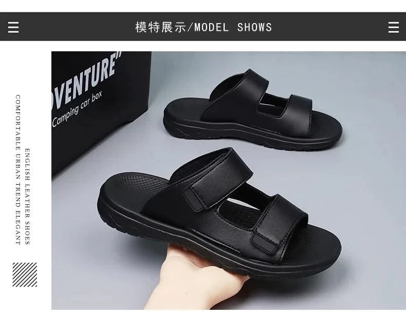 Genuine Mens Slipper Man Luxury 2024 Comfortable Man Sandal Super Copy Shoes for Men 2024 Summer Shoes Sale Summer Men's Sandals