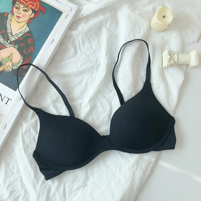 Backless Bras for Women Seamless Underwear Sexy Lingerie 3/4 Cup Bralette Top Wireless Brassiere Intimates Comfort T Shirt Bra