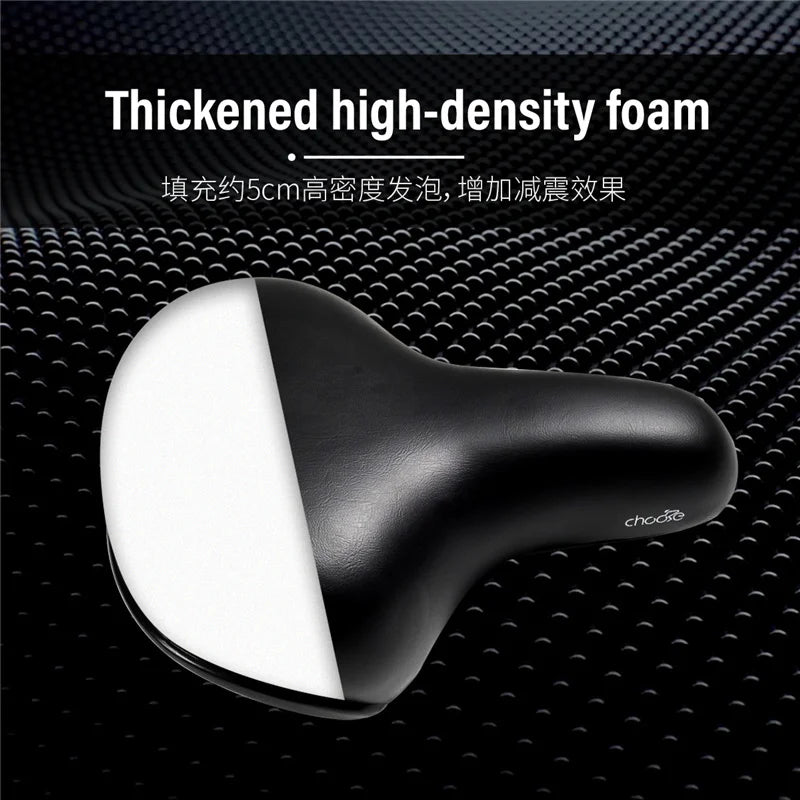 CNC Bicycle Accessories Part Bike Saddle Shock Absorbing Comfortable Big Butt Seat Men Women MTB Road Cycling Saddle