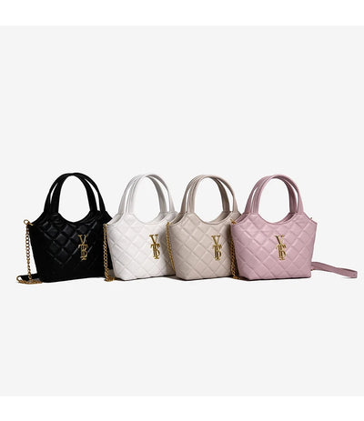 Elegant Handbag For Women Leather Material Popular Classic Shoulder Strap By Famous Designer Luxury Brand Durable