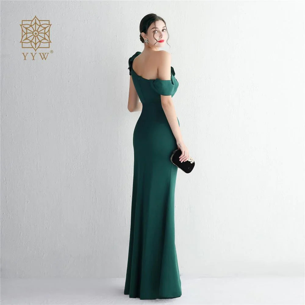 Long Wedding Godmother Dress Evening Woman Party Stain Dresses Burgundy Sexy Mermaid Maxi Ball Gown Luxury Dress Birthday Gown