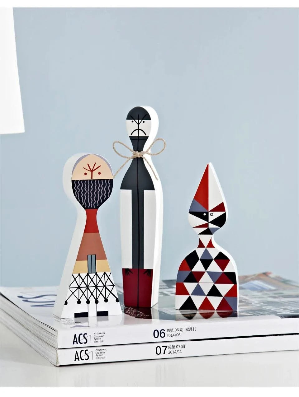 Home Decor Living Room Kawaii Accessory Sculptures & Figurines Character Shapes Adorable Wood Handcrafted Europe Household Items