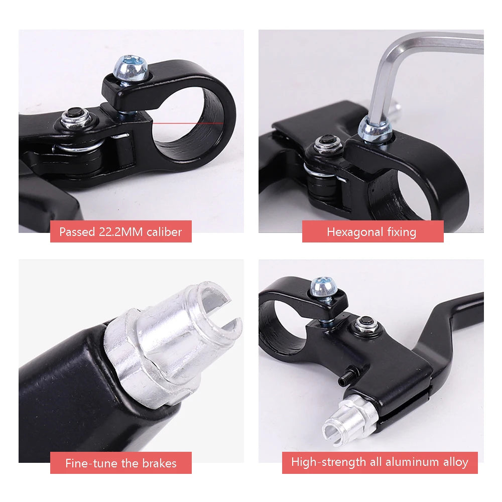 Lebycle Mtb Brake Levers Ultra Light Aluminum Alloy Cantilever Mountain Bike Bicycle Mechanical Horseshoe V Brake Arms Handle