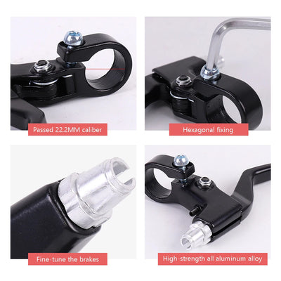Lebycle Mtb Brake Levers Ultra Light Aluminum Alloy Cantilever Mountain Bike Bicycle Mechanical Horseshoe V Brake Arms Handle