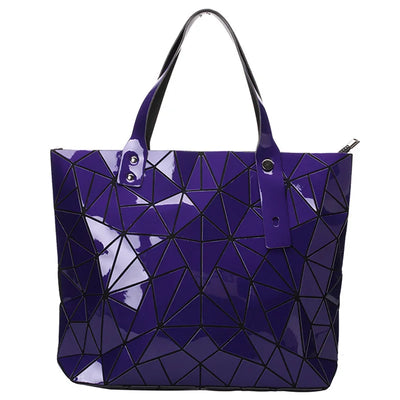 Fashion Luxury bag Women Top-Handle Bag New Designer Famous Brand Lady Shoulder Bag Bright Geometry Female Handbags Totes