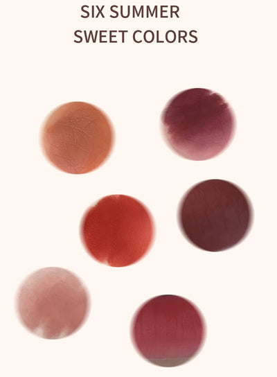 TX010Thin Tube Matte Lipstick, Waterproof and Sweatproof, Does Not Fade Or Remove Makeup, Can Be Used on Both Lips and Cheeks