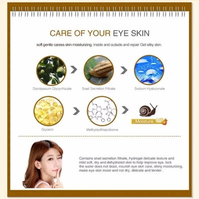 Snail Face Cream 24K Gold Snail Serum Improve Dry Rough Skin Anti-Wrinkle Whitening Moisturizing Facial Essence Skin Care