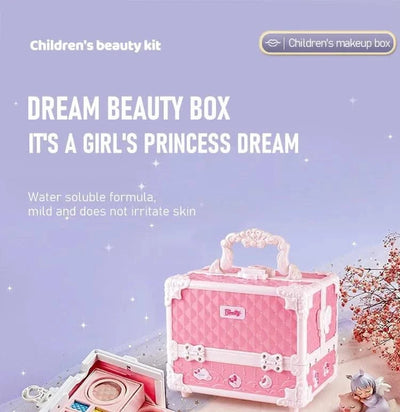 Kids Makeup Kit Little Girls 49 Pcs Washable Makeup Kit Real Girl Princess