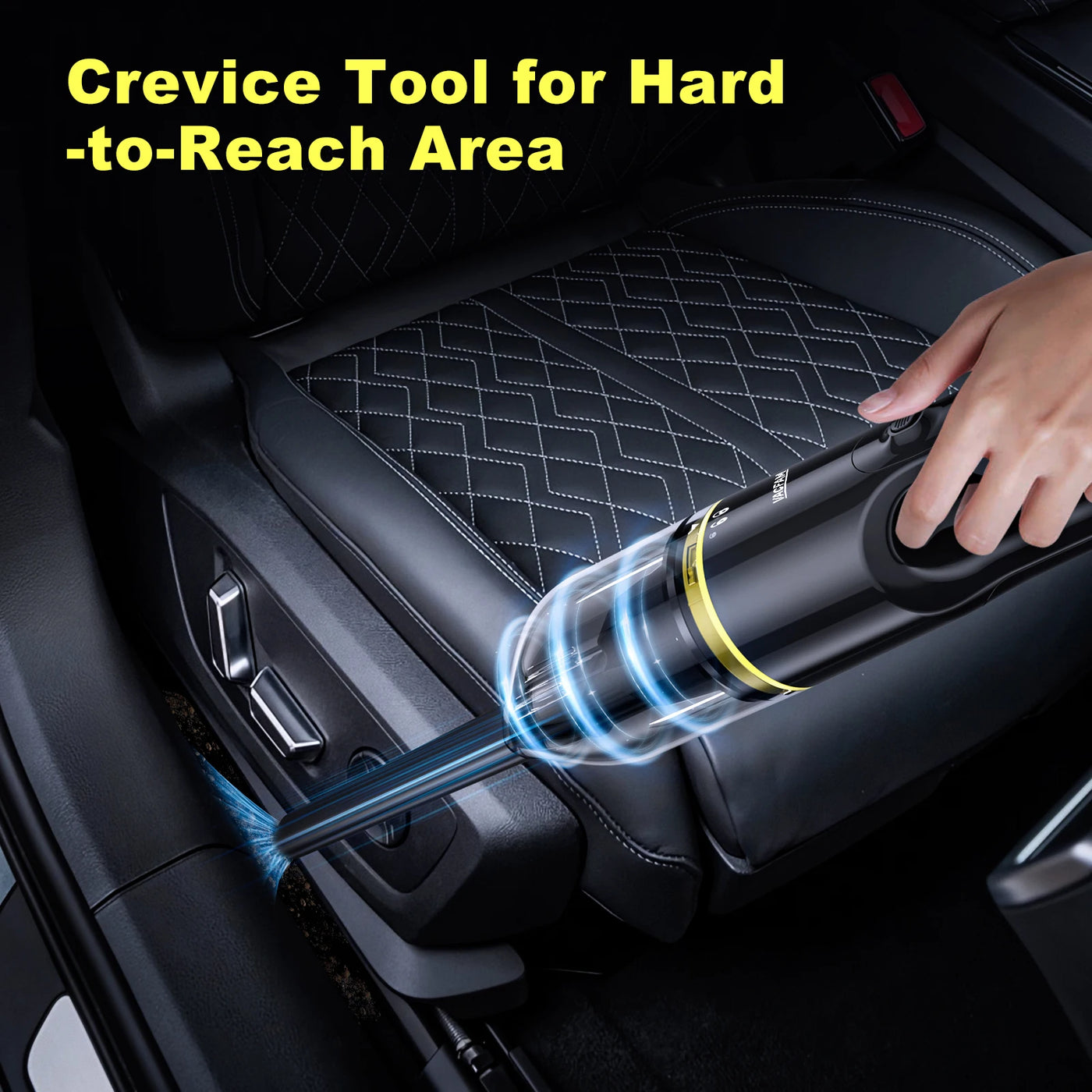 Portable Car Vacuum Cleaner with 8KPa Powerful Suction 16.4FT Cord 12V DC Power for Car RV Boat Trunk Interior Car Accessories