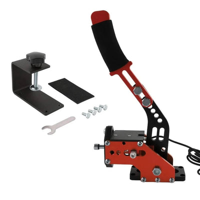 16Bit USB Handbrake SIM For G25/27/29 T500 PC Racing Games FANATECOSW DIRT RALLY Hand Brake System Red Black Blue Wear parts