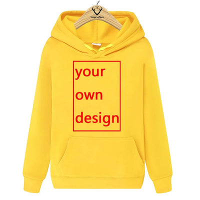 Men Hoodie Autumn Hip Hop Streetwear Men Pullover Sweatshirts Hoodies Print Your Own Design/LOGO/QR code/photo casual Hoodie