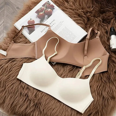 Wireless One-piece Underwear for Women Anti-sagging Comfort Push Up Bras for Women Seamless Back Smoothing Bras for Women Women