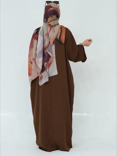 Muslim Maxi Dresses for Women Abaya Jalabiya Split Sleeve Eid Ramadan Morocco Dubai Kaftan Islam Vestidos Arab Long Robe 2025