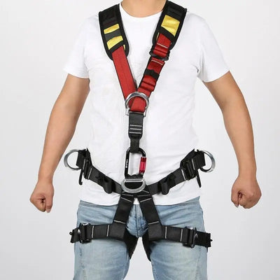 N58B Climbing Harness Only Shoulder Strap Harness Waist Hip for Protection Safety Climbing Harness for Fire Rescuing Climbing