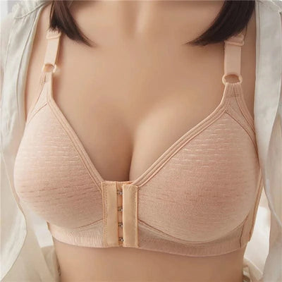 Front Buckle Thin Sexy Lingeries Women Bras Plus Size Breathable Vest Front Fastener  Women's Underwear New