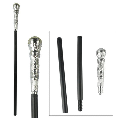 Halloween Cobras Wands Egyptian Staff Scepter Detachable Vintage Royal King Round Handle Cane Party Cosplay Costume Accessory