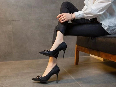 Non Slip Casual Ladies High Heeled Pump Shoes | Elegant Hot Trendy Women's Shoes
