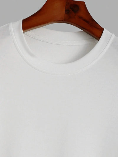 Trendy printed round neck long-sleeved T-shirt | Versatile |Casual Tops | Men's T-shirt