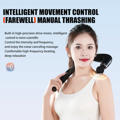 Electric Fascia Gun Massager Body Relaxation Trigger Point Massage Machine for Fitness Hammer Home Handheld Hammer