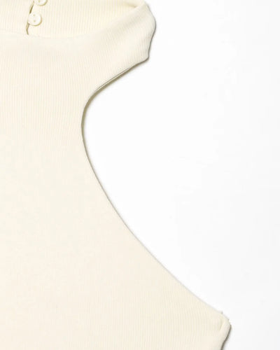 Women's Dress New Summer 2025 White Halterneck Panelled Dress Sexy off-the-shoulder design Elegant temperament Personality