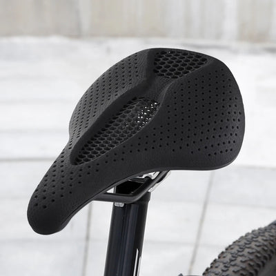 3D Printed Bicycle Saddle Comfortable Shock Absorption Saddles Ultralight Hollow-Out Breathable Bicycle Seat Bicycle Accessories