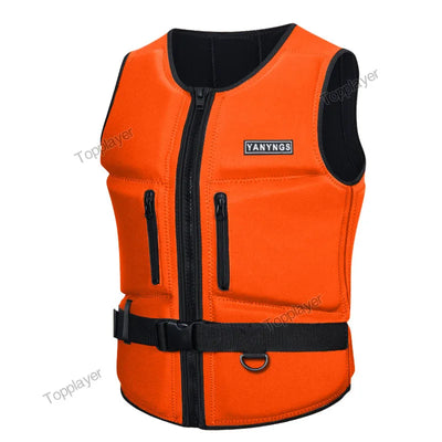 Life Jacket Wake Surfing Impact Vest Neoprene Life Jacket Wakesurf Comp Vest But Great for All Watersport Activities Life Jacket