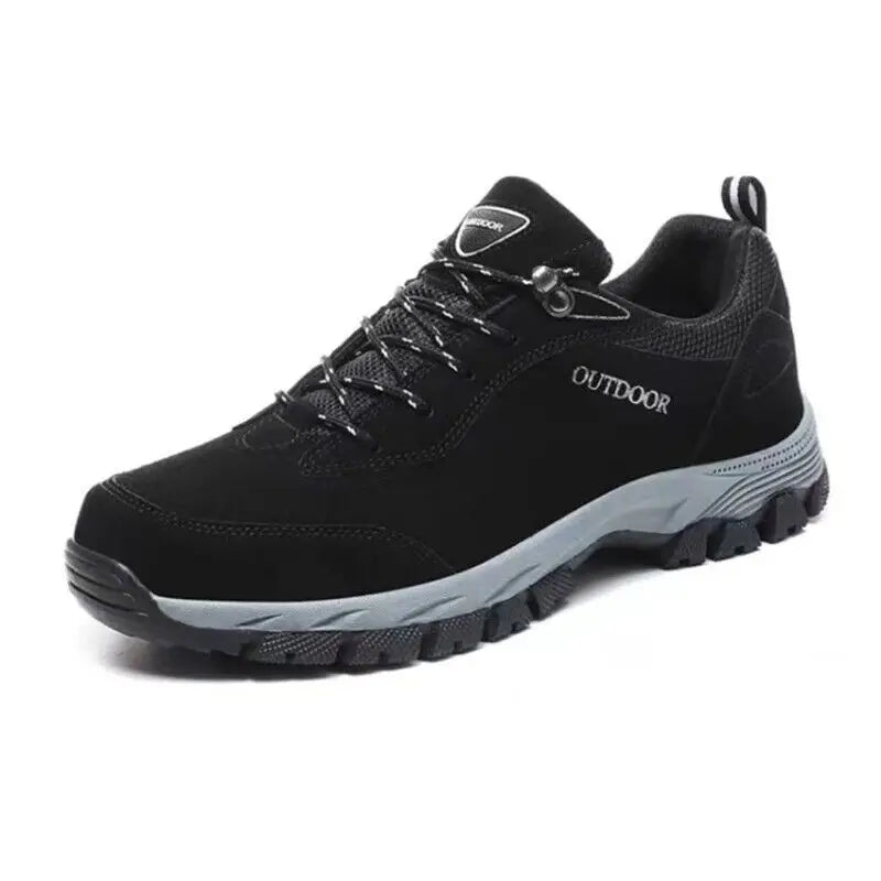 Outdoor Mountain Hiking Boots 2025 Autumn New Men's Non Slip Climbing Trekking Walking Hunting Tactical Rubber Sneakers