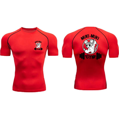 Athletic Compression Shirts For Men Gym Sports Rash Guards Workout Fitness Base Layer Undershirts Quick Dry Tees Tshirt Tops